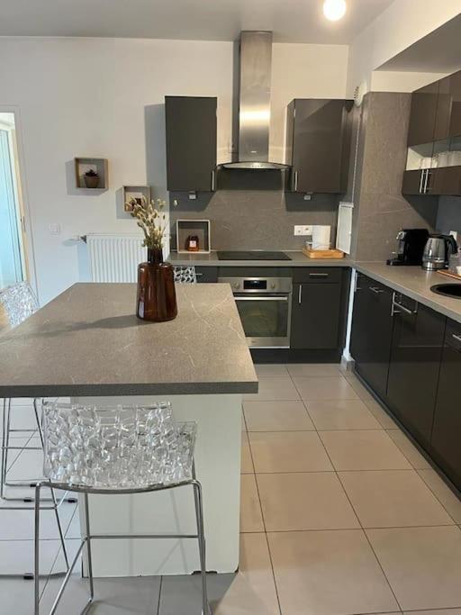 Grand Appt Proche Paris Parking Apartment Aubervilliers Ngoại thất bức ảnh